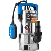 ЗУБР 750 Вт, дренажный насос для грязной воды, корпус - нерж. сталь, Профессионал (НПГ-Т3-750-С)
