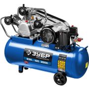 ЗУБР 530 л/мин, 100 л, 3000 Вт, ременной масляный компрессор, Профессионал (КПМ-530-100)
