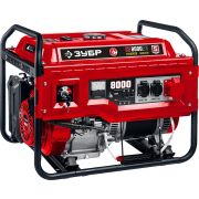 ЗУБР 8000 Вт, 380 / 220 В, бензиновый генератор с электростартером (СБ-8000Е-3)