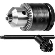 ЗУБР 2-13 мм, 1/2″, ударный ключевой патрон с фиксатором для дрели, Профессионал (29082-13-1/2)