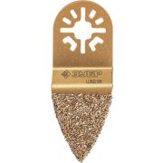 ЗУБР ШВД-35 UniLock, 35 мм, OIS-хвост., двусторонняя, насадка дельтовидная шлифовальная, Профессионал (15563-35)