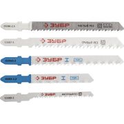 ЗУБР T-хвост., по дереву, металлу, пластику 10 шт, набор полотен для лобзика (15581-H10)