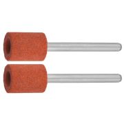 ЗУБР 2 шт, 9.5 x 12.7 х 3.2 мм, L 45 мм, P 120,набор абразивных шлифовальных втулок (35911)