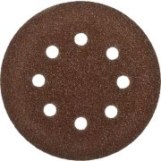 Круг шлифовальный ЗУБР ″СТАНДАРТ″ из абразивной бумаги на велкро основе, 8 отв., Р40, 125мм, 5шт