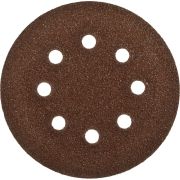 Круг шлифовальный ЗУБР ″СТАНДАРТ″ из абразивной бумаги на велкро основе, 8 отв., Р60, 125мм, 5шт
