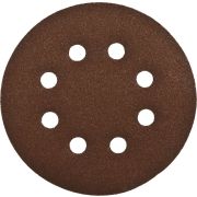 Круг шлифовальный ЗУБР ″СТАНДАРТ″ из абразивной бумаги на велкро основе, 8 отв., Р120, 125мм, 5шт