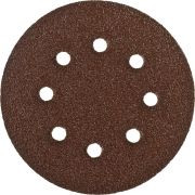 Круг шлифовальный ЗУБР ″СТАНДАРТ″ из абразивной бумаги на велкро основе, 6 отв., Р40, 150мм, 5шт