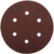 Круг шлифовальный ЗУБР ″Мастер″ универсальный, из абразивной бумаги на велкро основе, 6 отверстий, Р40, 150мм, 5шт