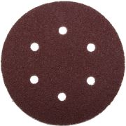 Круг шлифовальный ЗУБР ″Мастер″ универсальный, из абразивной бумаги на велкро основе, 6 отверстий, Р60, 150мм, 5шт