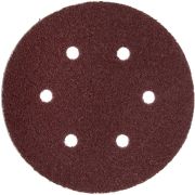 Круг шлифовальный ЗУБР ″Мастер″ универсальный, из абразивной бумаги на велкро основе, 6 отверстий, Р80, 150мм, 5шт