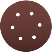 Круг шлифовальный ЗУБР ″Мастер″ универсальный, из абразивной бумаги на велкро основе, 6 отверстий, Р600, 150мм, 5шт