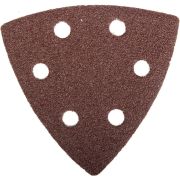 Треугольник шлифовальный ЗУБР ″Мастер″ универсальный на велкро основе, 6 отверстий, Р60, 93х93х93мм, 5шт