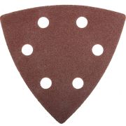 Треугольник шлифовальный ЗУБР ″Мастер″ универсальный на велкро основе, 6 отверстий, Р100, 93х93х93мм, 5шт