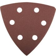 Треугольник шлифовальный ЗУБР ″Мастер″ универсальный на велкро основе, 6 отверстий, Р320, 93х93х93мм, 5шт