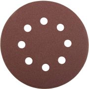 Круг STAYER ″PROFI″ из абразивной бумаги на велкро основе, 8 отв., P120, 125мм, 5шт