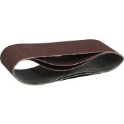 ЗУБР 75х457 мм, P80, лента шлифовальная МАСТЕР, для ЛШМ, 3 шт.