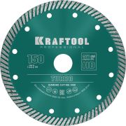 KRAFTOOL Turbo, 150 мм, (22.2 мм, 10 х 2.4 мм), сегментированный алмазный диск (36682-150)