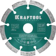KRAFTOOL LASER-UNIVERSAL 125 мм (22.2 мм, 10х2.4мм), алмазный диск (36680-125)