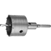 ЗУБР d 80 мм, шестигранный хвостовик, 10Т, коронка по бетону с оснасткой (2917-80)