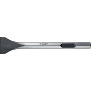 ЗУБР БУРАН, 80 х 400 мм, HEX 28, плоское изогнутое зубило, Профессионал (29372-80-400)