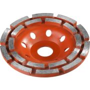 ЗУБР d 125 мм, двухрядная алмазная шлифовальная чашка (33376-125)