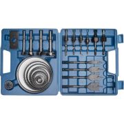 ЗУБР 28 предм., набор коронок по дереву и сверл (29555-H28)