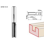ЗУБР 10 x 25 мм, хвостовик 8 мм, фреза пазовая прямая, Профессионал (28780-10-25)