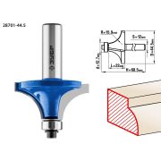 ЗУБР 44.5 x 22 мм, радиус 16 мм, фреза кромочная калевочная №1, Профессионал (28701-44.5)