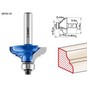ЗУБР 35 x 17 мм, радиус 5.5 мм, фреза кромочная калевочная №3, Профессионал (28703-35)
