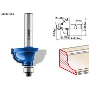 ЗУБР 31.8 x 17 мм, радиус 8 мм, фреза кромочная калевочная №7, Профессионал (28709-31.8)