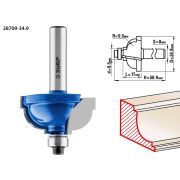 ЗУБР 34.9 x 19 мм, радиус 9.5 мм, фреза кромочная калевочная №7, Профессионал (28709-34.9)
