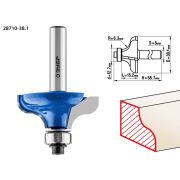 ЗУБР 38.1 x 15 мм, радиус 6.3 мм, фреза кромочная калевочная №8, Профессионал (28710-38.1)