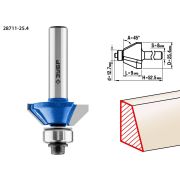 ЗУБР 25.4 x 8 мм, фреза кромочная калевочная (фасочная) №9, Профессионал (28711-25.4)