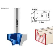 ЗУБР 25.4 x 14 мм, радиус 6.3 мм, фреза пазовая фасонная №1, Профессионал (28740-25.4)
