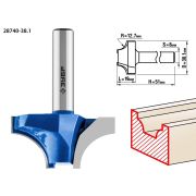 ЗУБР 38.1 x 19 мм, радиус 12.7 мм, фреза пазовая фасонная №1, Профессионал (28740-38.1)