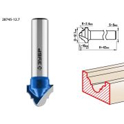 ЗУБР 12.7 x 10 мм, радиус 2.4 мм, фреза пазовая фасонная №6, Профессионал (28745-12.7)