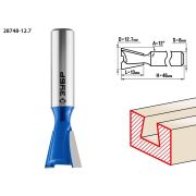 ЗУБР 12.7 x 13 мм, угол 12°, фреза пазовая фасонная ″Ласточкин Хвост″, Профессионал (28748-12.7)