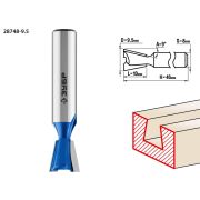 ЗУБР 9.5 x 10 мм, угол 9°, фреза пазовая фасонная ″Ласточкин Хвост″, Профессионал (28748-9.5)