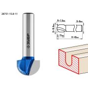 ЗУБР 15.8 x 11 мм, радиус 7.9 мм, фреза пазовая галтельная, Профессионал (28751-15.8-11)