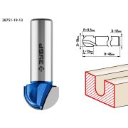 ЗУБР 19 x 13 мм, радиус 9.5 мм, фреза пазовая галтельная, Профессионал (28751-19-13)