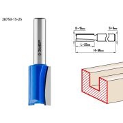 ЗУБР 15 x 25 мм, хвостовик 8 мм, фреза пазовая прямая, Профессионал (28753-15-25)
