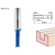 ЗУБР 6 x 16 мм, хвостовик 8 мм, фреза пазовая прямая, Профессионал (28753-6-16)