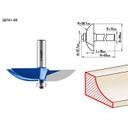 ЗУБР 89 x 16 мм, радиус 38.1 мм, фреза фигирейная №2, Профессионал (28761-89)