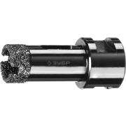 ЗУБР АВК, d 20 мм, (М14, 15 мм кромка), вакуумная алмазная коронка, Профессионал (29865-20)