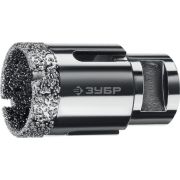 ЗУБР АВК, d 35 мм, (М14, 15 мм кромка), вакуумная алмазная коронка, Профессионал (29865-35)