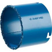 ЗУБР 83 мм, L 55 мм, карбид вольфрама, коронка кольцевая, Профессионал (33350-83)