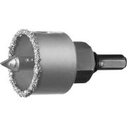 ЗУБР 38 мм, L 25 мм, карбид вольфрама, коронка-чашка с державкой и сверлом, Профессионал (33360-038)