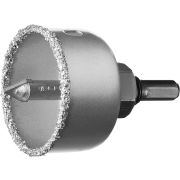 ЗУБР 51 мм, L 25 мм, карбид вольфрама, коронка-чашка с державкой и сверлом, Профессионал (33360-051)