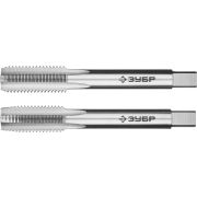 ЗУБР М12 x 1.5 мм, сталь Р6М5, комплект машинно-ручных метчиков, Профессионал (4-28007-12-1.5-H2)