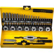 STAYER MaXCut, 32 предмета, легированная сталь, набор комплектных метчиков и плашек (28014-H32)